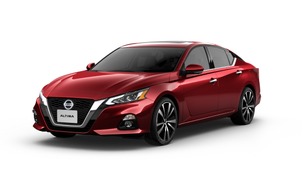 Red Nissan Altima